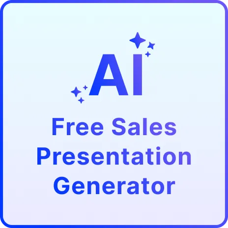 Free AI Sales Presentation Generator, Free AI Sales Deck Maker Online